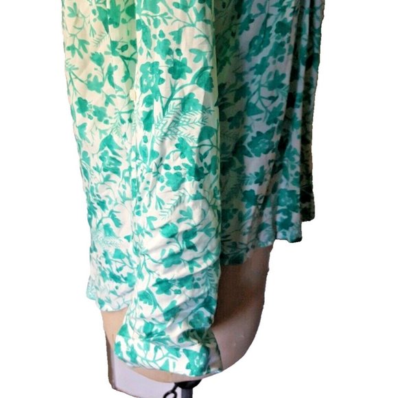 Maeve Anthropologie Islet Floral pockets button down shirt top blouse - Picture 6 of 11